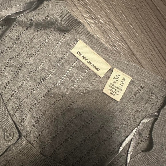🌥️DKNY jeans babydoll sweater/top - Picture 3 of 4
